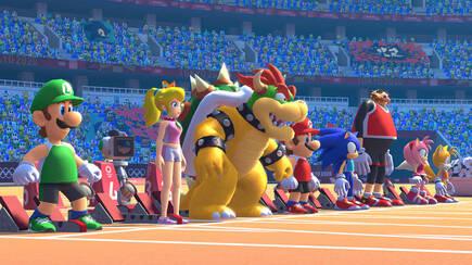 En total contaremos con unos 20 personajes de los universos de �Sonic� y �Mario�.