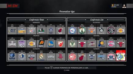 Ahora es posible crear nuestra propia liga con hasta 36 equipos.