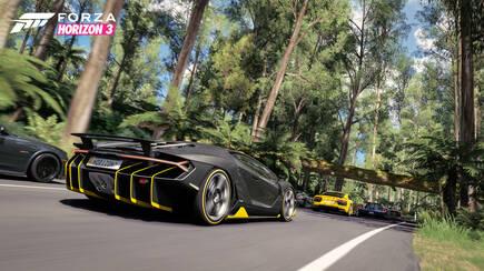 El espectacular Lamborghini Centenario es uno de los grandes protagonistas en 'Forza Horizon 3', un juego de coches que nunca olvidaremos.