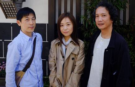 Keiji Yamagishi, Kaori Nakabai y Ryuichi Nitta en el proceso de producci�n de la �Ninja Gaiden The Definitive Soundtrack�.