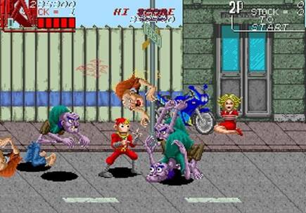 Jam�s hemos visto unos zombis m�s adorables en un sal�n recreativo.