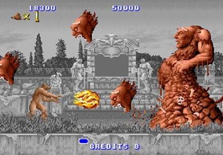 El duelo contra el primer jefe es una de las estampas m�s ic�nicas de 'Altered Beast'.