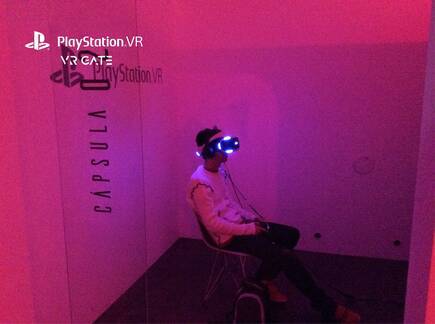 As� luce VR Gate por dentro, lugar en el que pudimos probar la nueva demo de Resident Evil 7 para PlayStatio VR.