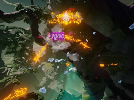 Las partidas pueden volverse fren�ticas, sobre todo en el modo dif�cil. Esta imagen es una pantalla extra�da de nuestras partidas en una PS4 Pro.