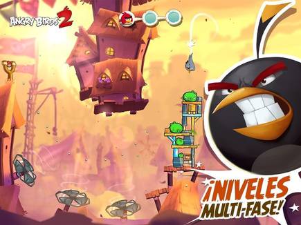 En Angry Birds 2 tendremos niveles con varias fases y retos diferenciados. Es una forma de, en teor�a, aumentar la dificultad ante el jugador.