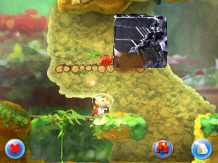 Aunque el juego est� pensado tambi�n para zurdos y Olimar se mueve tambi�n con los botones, es m�s inc�modo hacerlo as� que con el bot�n deslizante.