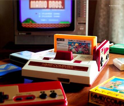 El cartucho original de Super Mario Bros. para Famicom.