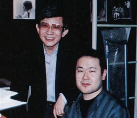 Hayato Matsuo junto a su sensei Koichi Sugiyama a principios de los a�os 90.