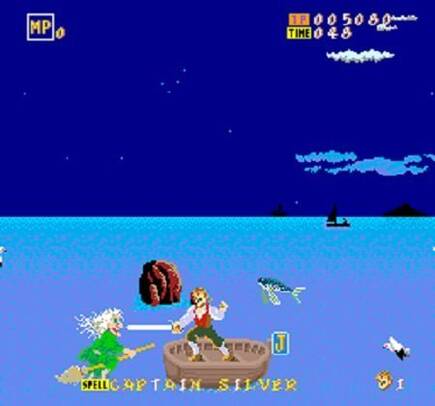 El paseo en barca era un aut�ntico tormento, con brujas, piratas y peces voladores dando la brasa sin fin.