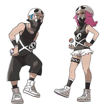 El Team Skull son los nuevos y extravagantes villanos de la funci�n, que nos har�n re�r con su extra�o comportamiento y rimas forzadas, mientras incordian a la poblaci�n de Alola intentando robar Pok�mon.