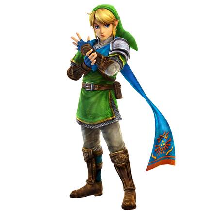 Link est� acompa�ado de otros personajes jugables.