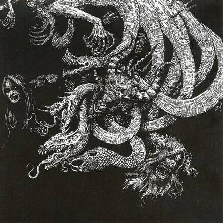 Portada de �Split�, el disco que recoge las ocho canciones de black metal para el juego �Undead Knights�.