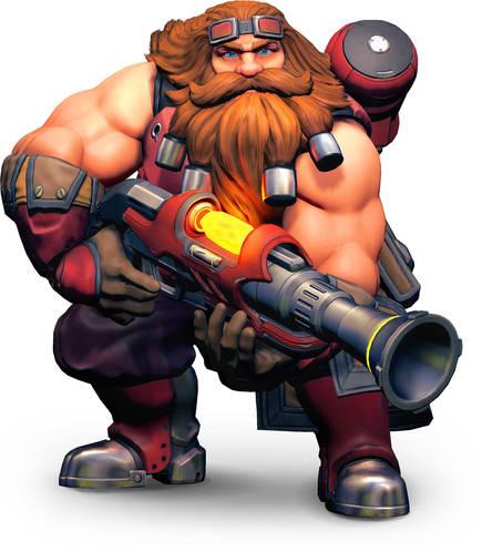En Paladins los personajes est�n inspirados en razas de fantas�a cl�sica, como enanos o goblins.