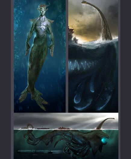 El dise�o de las criaturas era sencillamente espectacular. Parece que iban a mantener la escala brutal que caracterizaba a �God of War�.