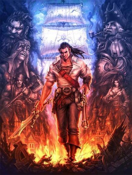Esta ilustraci�n estaba destinada a ser la portada de la versi�n de Xbox 360 y PC.