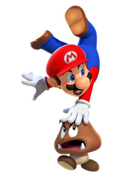Mario se apoya sobre sus enemigos y realiza un tipo de acrobacias que nunca hab�a visto en la saga.