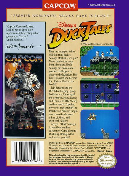 El Capi regres� a las cajas de los lanzamientos de 'CAPCOM USA' para NES, con un nuevo aspecto.