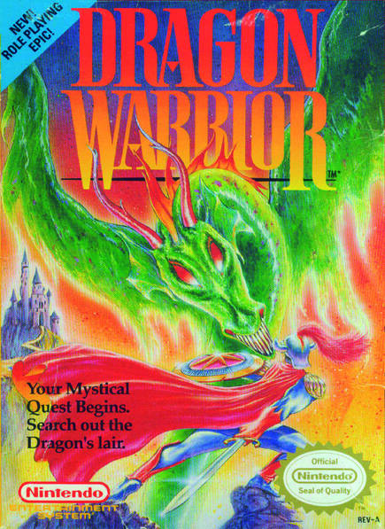 Como no, en Estados Unidos se pasaron por el forro el trabajo de Toriyama, y lanzaron Dragon Warrior con esta caja tan repelente.