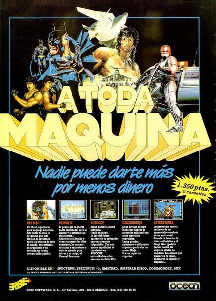 RoboCop tambi�n arras� en Espa�a y ERBE lo lanz� de todas las maneras imaginables, incluso en packs tan chulos como este.