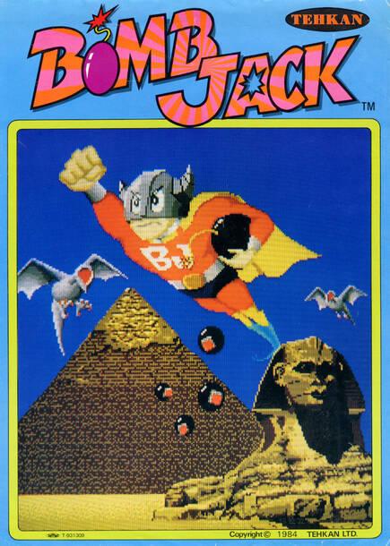 A la hora de jugar Bomb Jack no presentaba este fornido aspecto.