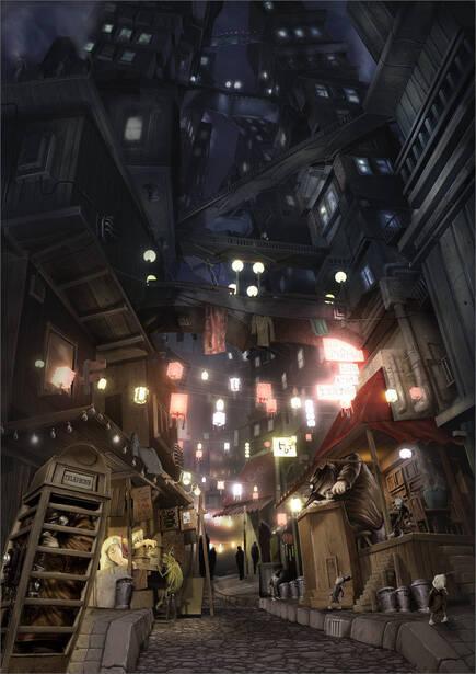 Es innegable que algunos personajes, como el se�or que come a la derecha, sirvieron de inspiraci�n para Little Nightmares.