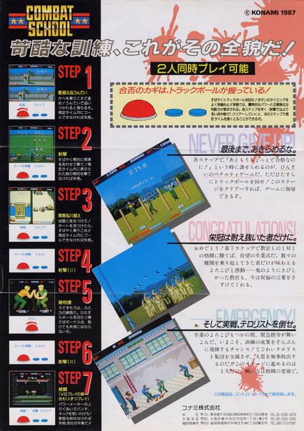En el reverso del flyer japon�s se mostraba c�mo funcionaban los controles del mueble original, con el trackball y los dos botones.