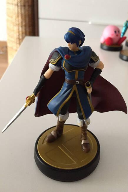 La figura de Marth, de Fire Emblem.