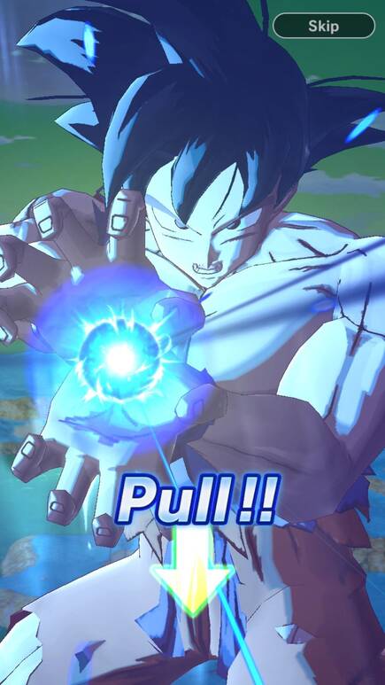 Cuando hagamos una tirada para obtener personajes veremos una espectacular secuencia de combate entre Goku y Freezer.