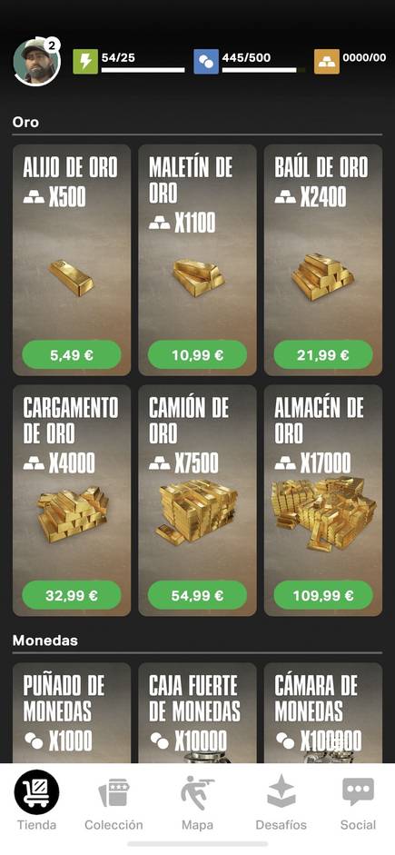 Los micropagos y conversiones virtuales est�n a la orden del d�a, pero dan la impresi�n de no ser tan molestas como en otros juegos.
