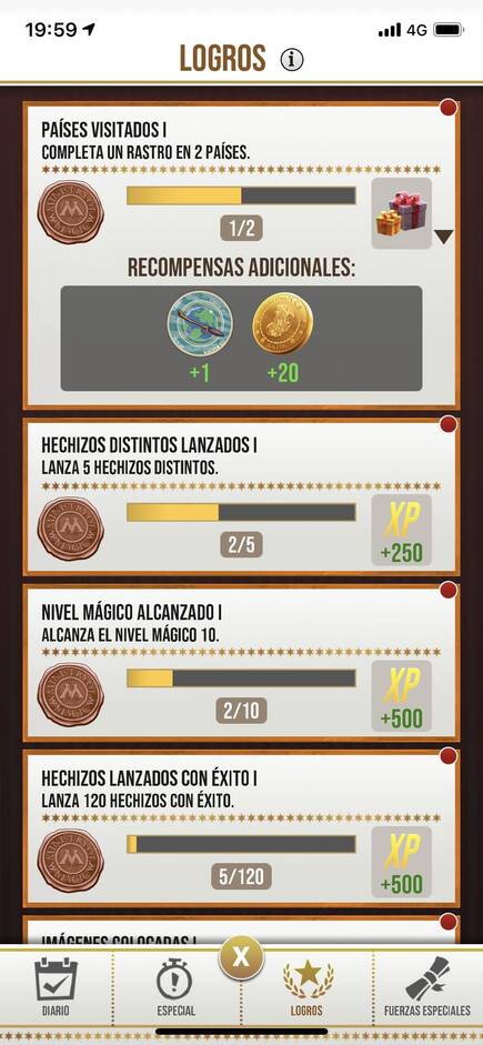 Hay muchas recompensas, logros y elementos que nos bonificar�n si cumplimos ciertas condiciones. 