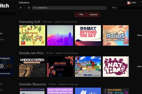 App de escritorio de Itch.io