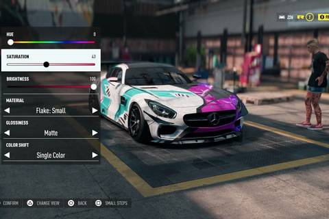 La personalizacin de coches y pilotos