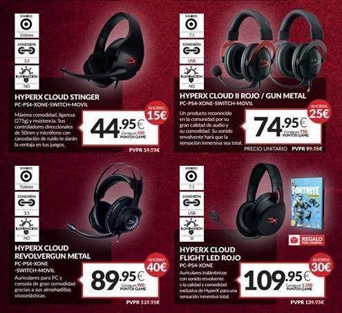 GAME presenta sus rebajas de fin de semana en perifricos HyperX Imagen 3