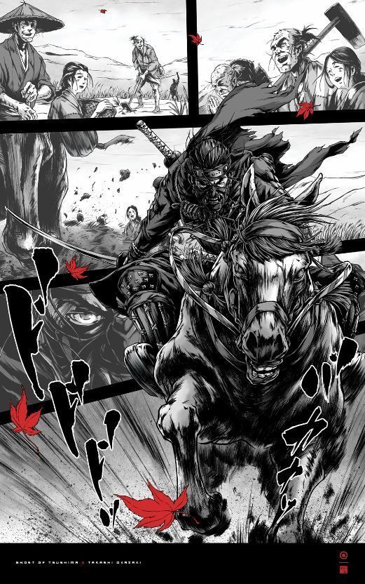 Takashi Okazaki, autor de Afro Samurai, disea psteres inspirados en Ghost of Tsushima Imagen 5