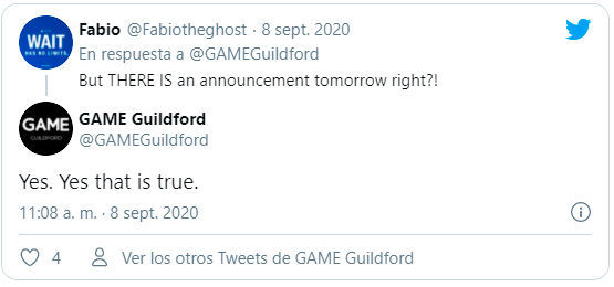 PS5: Habr noticias sobre las reservas el 9 de septiembre, segn GAME en Guildford Imagen 2