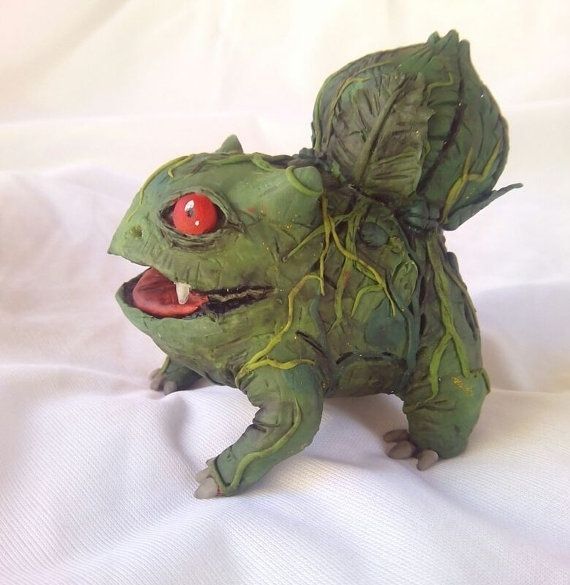 Un fan construye un mueco extremadamente realista de Bulbasaur Imagen 2