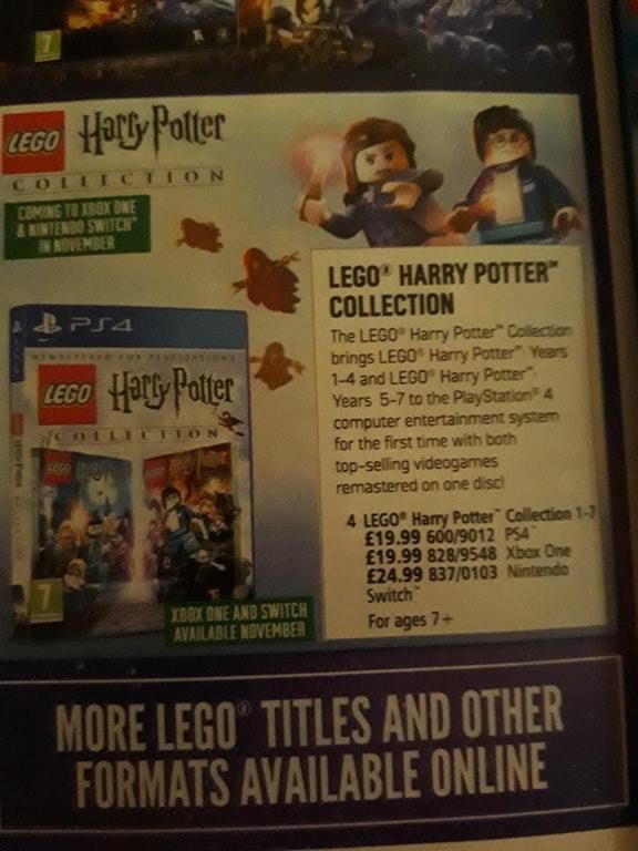 LEGO Harry Potter Collection en Switch y Xbox puede hacerse oficial pronto Imagen 2