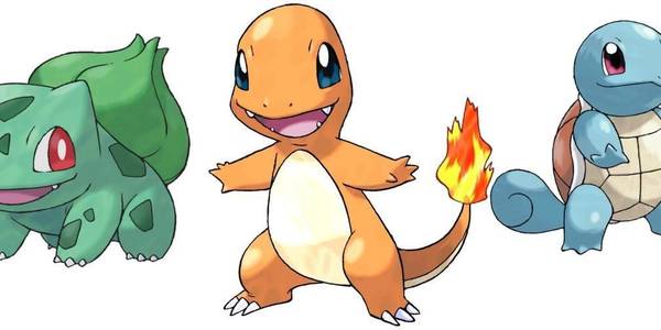 Dónde capturar a Bulbasaur, Charmander y Squirtle en 