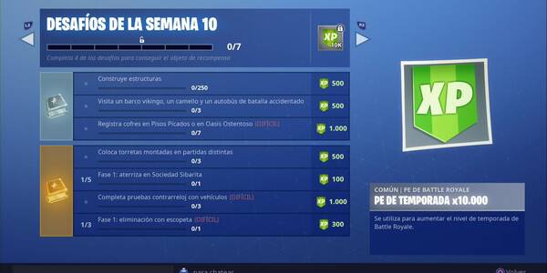 Mapa semana 6 fortnite temporada 8