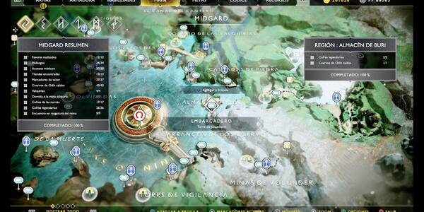 Almacén de Buri en God of War (PS4): TODOS los coleccionables y secretos