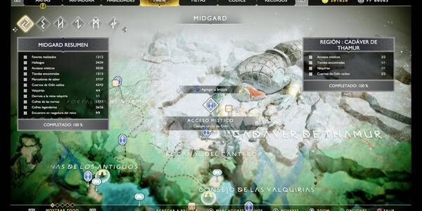 Cadáver de Thamur en God of War (PS4): TODOS los coleccionables y secretos