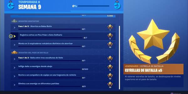 fortnite guia de desafios de semana 9 temporada 8 solucion y objetivos - mapa fortnite temporada 8 despues del evento