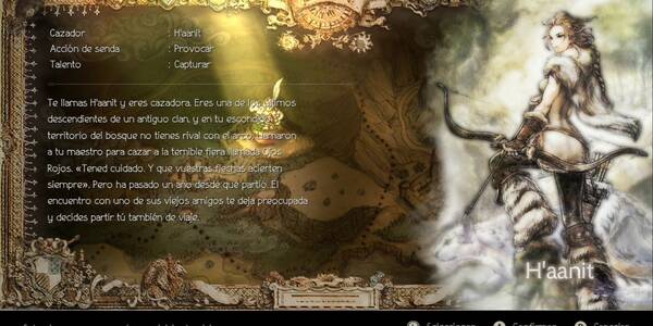 Modo historia: Todos los capítulos de H'aanit en Octopath Traveler