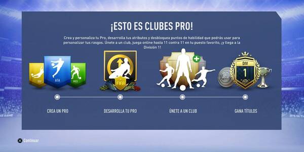 Todo sobre el modo Clubes Pro en FIFA 19