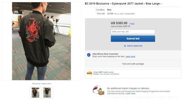 Aparecen en eBay chaquetas de Cyberpunk 2077 por 400 dólares Imagen 2