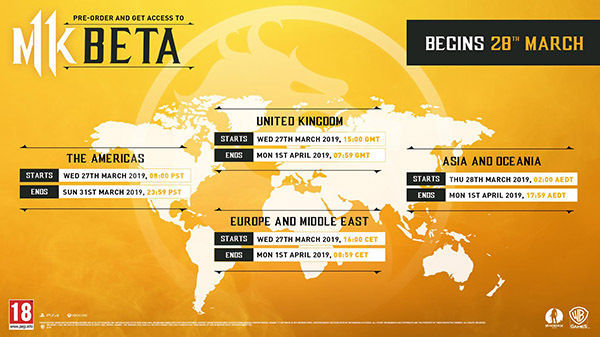 Mortal Kombat 11 detalla fechas y contenido de su beta cerrada Imagen 2