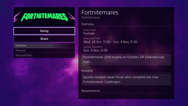 El evento Fortnitemares de Fortnite comenzará el 26 de ... - 600 x 338 jpeg 20kB