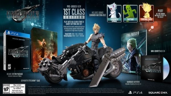Final Fantasy VII Remake muestra en detalle su figura de Cloud en la moto Imagen 4