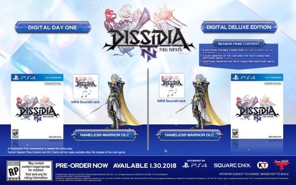 Dissidia Final Fantasy NT ya tiene fecha de lanzamiento en Japn y USA Imagen 4