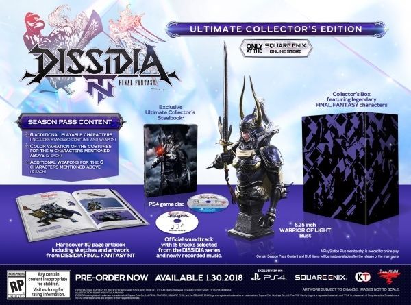 Dissidia Final Fantasy NT ya tiene fecha de lanzamiento en Japn y USA Imagen 2
